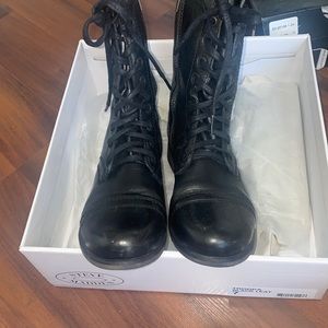 Steve Madden Size Women 7 Boot Blue, Brown, Black